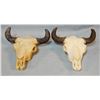 Image 1 : Scriver, Bob, (2) plaster sculptures, Buffalo Skull, 7" x 7"