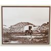 Image 4 : Huffman, L. A., (2) prints, Drifter Sheepwagon & Band, 1909, 8" x 10" and Untitled (herd of horses),