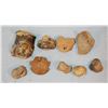 Image 1 : Pre-Columbian Mayan artifacts, 9 pcs., 2" - 4", SE Mexico and N. Central America