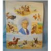 Image 1 : Collage of C.M. Russell paintings, unsigned