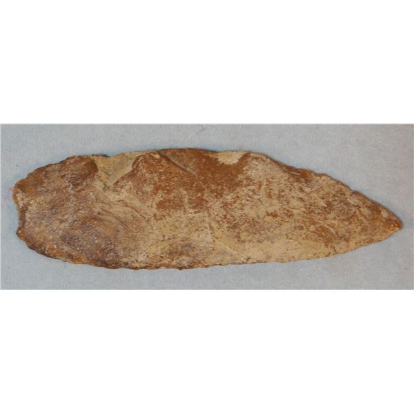 Large stone knife, 5 «" x 1 «", found north of Helena, MT