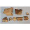 Image 3 : 8 pcs fragmented pottery shards, found on Missouri River, ND