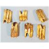 Image 1 : 9 pcs: (5) Assorted bison teeth, Sun River, MT and (4) fire rocks from camp fires
