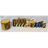 Image 1 : (12) tobacco tins, Half & Half, Bond Street and Bugler, assorted sizes