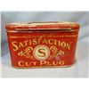 Image 3 : (5) tobacco tins, Tiger, Union Leader, Satisfaction, R A Patterson, Cinco, assorted sizes