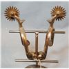 Image 5 : (2) pair iron spurs, 1 pair is chromed