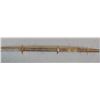 Image 2 : 3 pcs: branding iron 4 hanging G, 7"; Star tobacco cutter; bundle of vintage barbed wire, 20" pcs.