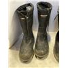 Image 2 : 2 PAIRS STEEL TOED WORKD BOOTS -SIZE 9 AND 10