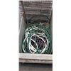 Image 2 : WIRE METAL STORAGE CRATE W/ HOSES