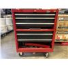 Image 1 : ROLLING RED MEAL TOOL CABINET W/ TOOLS