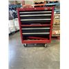 Image 2 : ROLLING RED MEAL TOOL CABINET W/ TOOLS