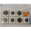 Image 2 : 7 CANADIAN COINS $1 1968, 1969, 1971; BC CENTENNIAL DOLLAR, 50 CENT 1968, 1969, 1971 PLUS 2002 50TH 
