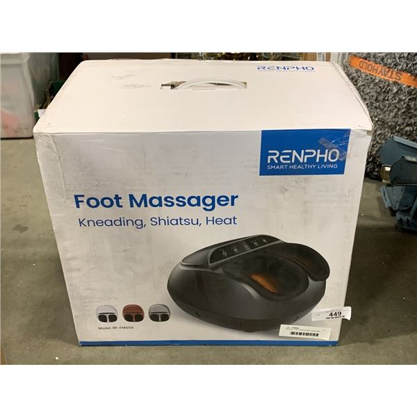 RENPHO FOOT MASSAGER, KNEADING SHIATSU AND HEAT