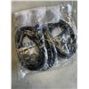 Image 2 : 5 NEW SHOWER HOSES AND 6 NEW SETSOF SHELF PINS