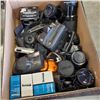 Image 1 : BOX OF ASSORTED VINTAGE 35MM CAMERAS