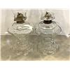 Image 2 : 2 GLASS OIL LAMPS