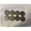 Image 1 : 8 COMMEMORATIVE CANADIAN DOLLAR COINS 1969- 1971