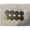 Image 2 : 8 COMMEMORATIVE CANADIAN DOLLAR COINS 1969- 1971