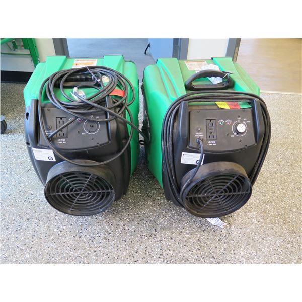 (10719215/10719216) Qty 2 Abatement Predator 750 Portable Air Scrubbers, Needs Repair