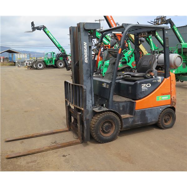 (941528) 2016 Doosan G20SC-5 Forklift (Starts & Runs, Needs Repair)
