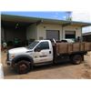 Image 2 : (867542) 2014 Ford F450 Stakebed 4X4 Truck, 12-Ft Bed, 33365 Miles, Lic. 360TVD, (Starts & Runs - Se