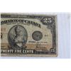 Image 3 : Dominion of Canada 1923 Shinplaster - 25 cent Bill