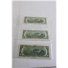 Image 5 : (3) 2003 American $2 Bills