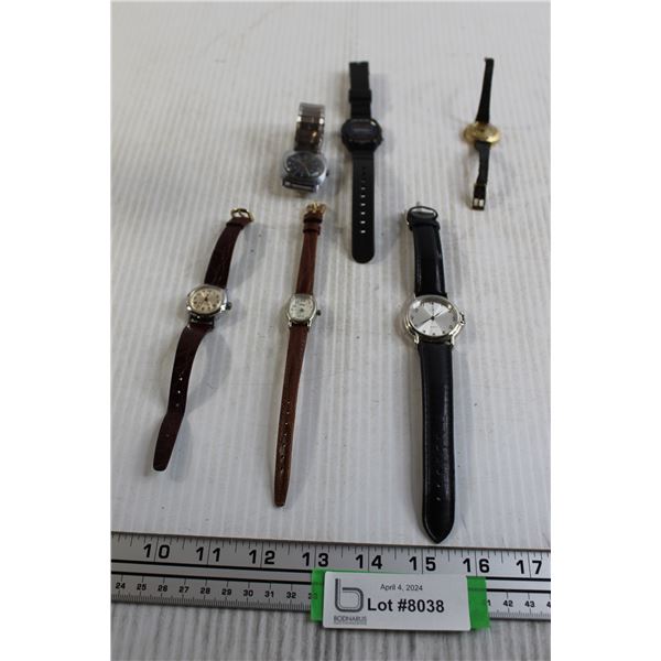 (6) Watches - Untested