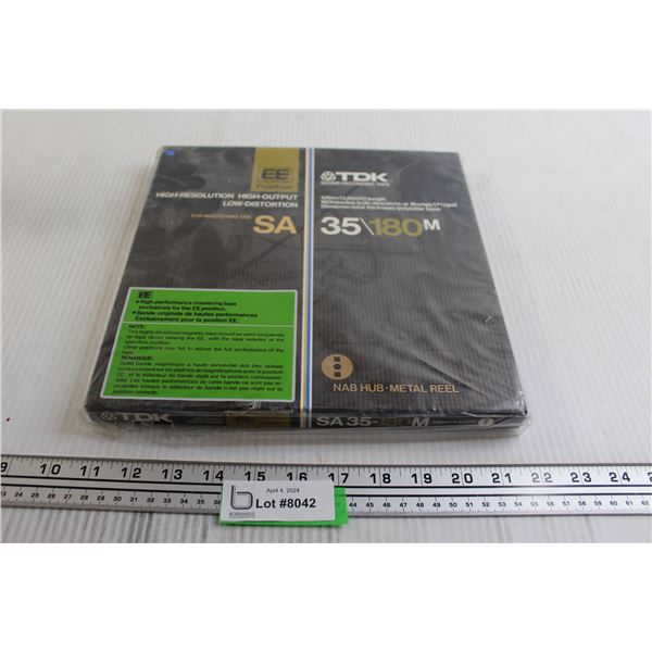 TDK Sound Recording Tape - Sealed