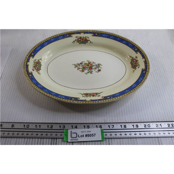 Castile Platter by J&G Meakin England - 12" x 9 1/4"