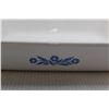 Image 2 : Corningware Blue Cornflower Roasting Pan P-76 - 17 1/2" x 11" x 2 3/4"