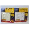 Image 4 : (2) Surge Protector Wall Plates - NIB