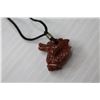 Image 2 : Stone Dragon Pendant With Cord