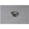 Image 3 : Silver Cubic Zirconia Ring - Size 6 (adjustable)