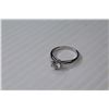 Image 5 : Sterling Silver GRA Certified Moissanite (1c) Ring - Size 7