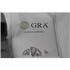 Image 2 : Sterling Silver GRA Certified Yellow Moissanite (1c) With Cubic Zirconia on the Band Ring - Size 7