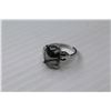 Image 3 : Silver Natural Stone Ring - Size 7