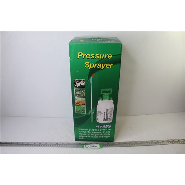 5 Litre Pressure Sprayer - New In Box