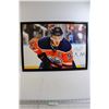 Image 1 : Framed and Signed Connor McDavid Print with Certificate of Authenticity - 32 1/2" x 22 1/2" x 1 1/2"