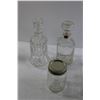 Image 2 : (10) Glass Bottles, (2) Decanters, Mason Jar