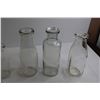 Image 4 : (10) Glass Bottles, (2) Decanters, Mason Jar