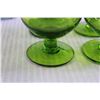 Image 6 : (4) Blue Stem Glasses, (4) Green Stem Glasses