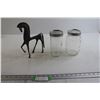 Image 1 : (2) Jars, Horse Decoration