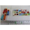 Image 1 : (5) PEZ Dispensers, (5) Sheets 1986 McDonald's and Friends Stickers - Unused