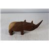 Image 7 : (3) Wooden Animal Ornaments