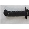 Image 6 : RTek 14" Overall Combat Dagger - Black Stainless Steel Blade With Nylon Sheath