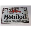 Image 2 : (2) Metal Advertising Signs - Castrol & Mobiloil