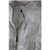 Image 3 : Danier White Leather Coat, Marked, Size XS