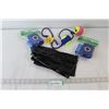 Image 1 : 2 Ball Dog Toy, (2) Pick-Up Bag Dispensers, Rubber Gloves