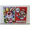 Image 1 : Dragonball Z Tin Sign - Mario Tin Sign (both 12" x 8")